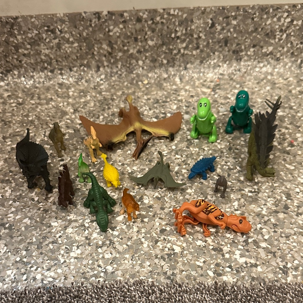 Colorful Dinosaur Toy Set
